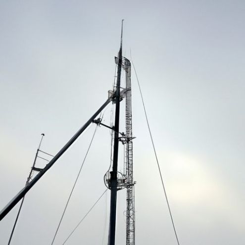 Torre de tubo de aço venda quente antena mastro telescópico multifuncional comunicação telescópica Telecom