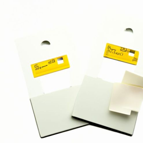 Supplies White Self-adhesive Stationery Paper Label dry erase pockets Two Rectangles per Label Wholesale Useful Other School Office