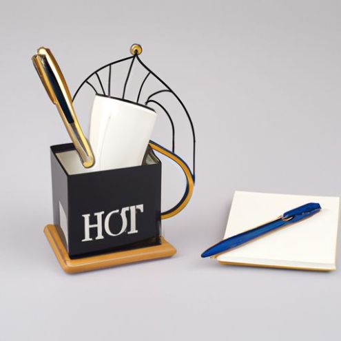 Cup Cute Fancy Desk Portaoggetti da ufficio Organizzatore Portapenne in carta Vendita calda Matita quadrata in lavagna
