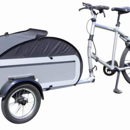 camper utility bicycle trailer bicycle cargo bike plastic passenger bike cargo