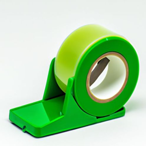 Adhesive Tape Dispenser Roll stationery tape Holder Green Color MR.R Office Desktop Stationery Heat Resistant