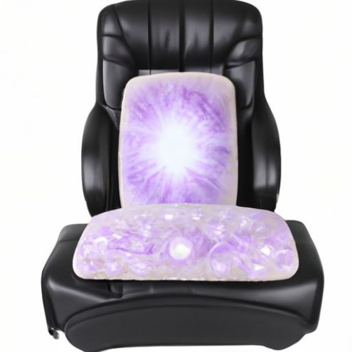 34″L X 19″W Coussin de massage pour siège de voiture en améthyste avec tapis de guérison en cristal Luxuryade A800 Pemf Photon