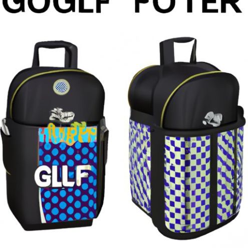 ถุงเก็บความเย็นสำหรับกอล์ฟ กระเป๋าเป้สะพายหลัง ออแกไนเซอร์ กอล์ฟ กันน้ำ Professional Men Sports Grip Disc Golf Bag Custom Logo Large Cans