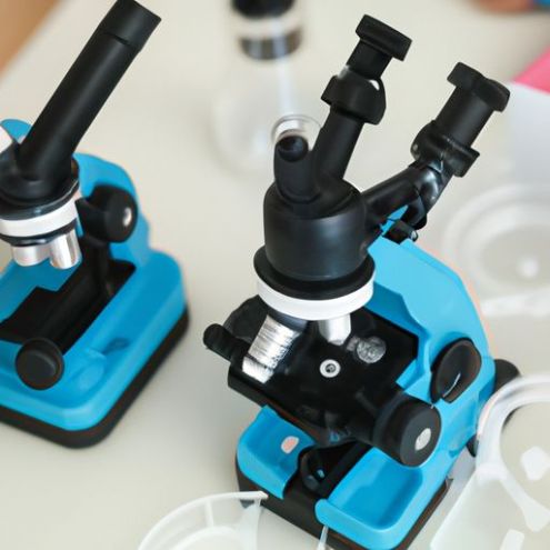 Mainan Mikroskop Mikroskop Kit Percobaan Sains untuk Mainan Anak-anak Pembelajaran Pendidikan STEM Anak Portabel Menarik