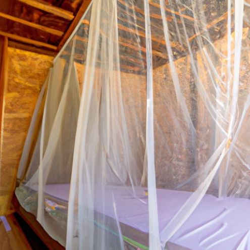Yatak Cibinlik Gölgelik açık hava gezisi Kumaş En Popüler Sivrisinek Ağı Toksik Olmayan Pamuk