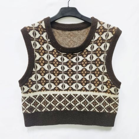 Personalización de suéter de hombre de crochet a pedido de la empresa