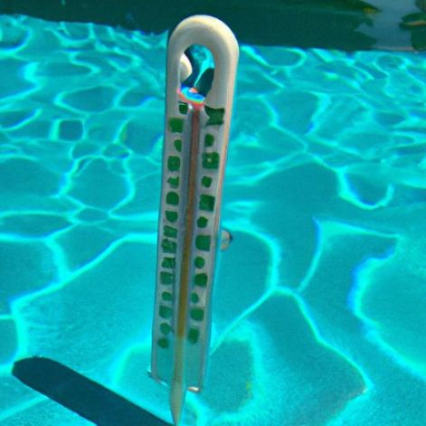 termômetro de piscina com termômetro de piscina, barbante, à prova de quebra Termômetro de piscina termômetro de spa animal