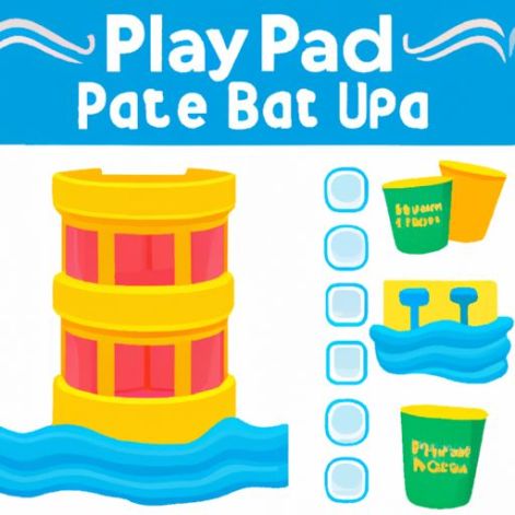 Building Set, Fun for music water toy bath, pool, water, & sand play Hot Stacking Cups Baby