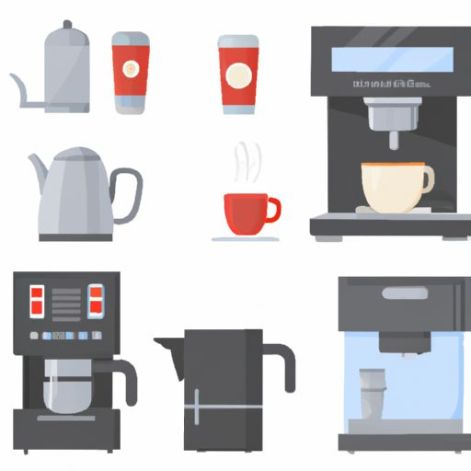 Distributeur d'eau, urne à café, machine à mousse de bière avec filtre à café et pot thermique, bouilloire électrique chaude