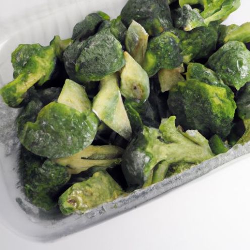 Para floretes de brócolis, preço em plástico ou vegetais congelados IQF a granel