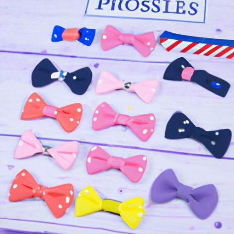 pcs One Set Safe ghost clips hair pins Fabric With No Odor Fashion Multiple Styles Girl Bow Tie Hair Accessories Wholesale Baby Girl Hairpin Cute 2