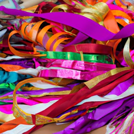 sari silk ribbon in assorted colors multi colored sari silk ribbon suitable for patchwork artists custom made splatter painted