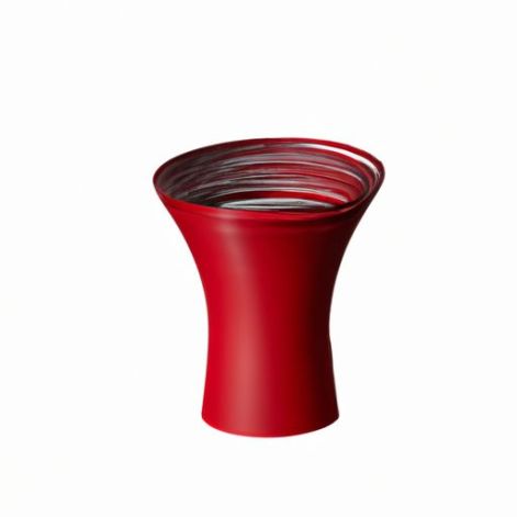 Lite Holder 红色 PC 圆形圆柱花瓶桌面装饰豪华设计圣诞装饰和客厅和桌面装饰独特设计铁制悬挂 T