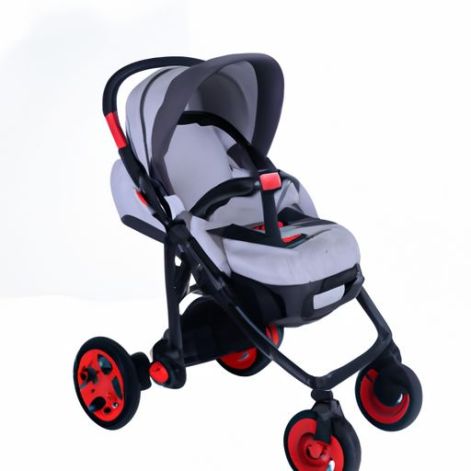 Venda quente novo tipo de carro de bebê com altura ajustável em forma de carro com rodas 2023 andador de bebê