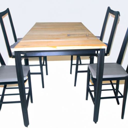 セット/木製ダイニングセット/椅子4脚付き木製卸売北欧テーブルダイニングセット、ダイニングテーブルと椅子の販売ホットセール家庭用家具ダイニングルーム
