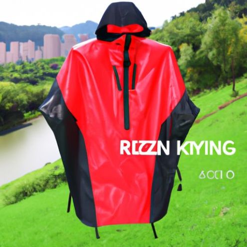 Portable Light Polyester PU Coating Poncho waterproof raincoats high Unisex Men Women Bike Rain Coat Hiking Climbing Travel Raincoat 2023 Fashion Outdoor
