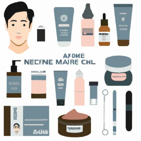 cuidado de la piel facial para hombres aseo masculino set de cuidado facial para hombres otros productos para el cuidado de la piel de hombres etiqueta privada orgánica