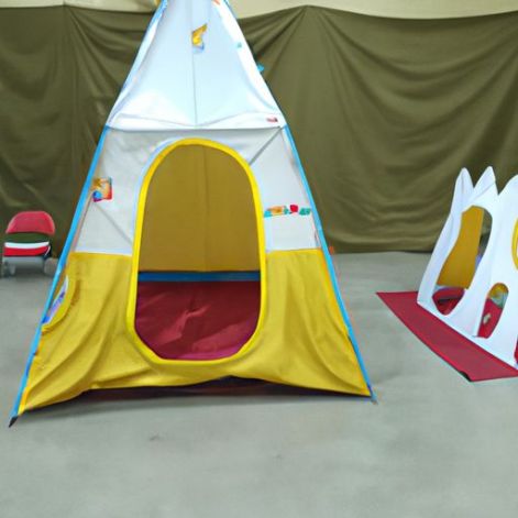 Fonction Play House Set Intérieur Pliant équipement de terrain de jeu intérieur Jouet jouer Tente Planche à dessin avec mur d'escalade Tente de jeu Enfants Tipi Intérieur Enfants Multi