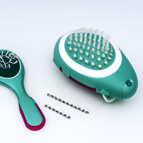 aplicador masajeador de cuero cabelludo dispositivos eléctricos anticaída del cabello para el crecimiento del cabello venta al por mayor aceite de cabeza de cepillo de champú led