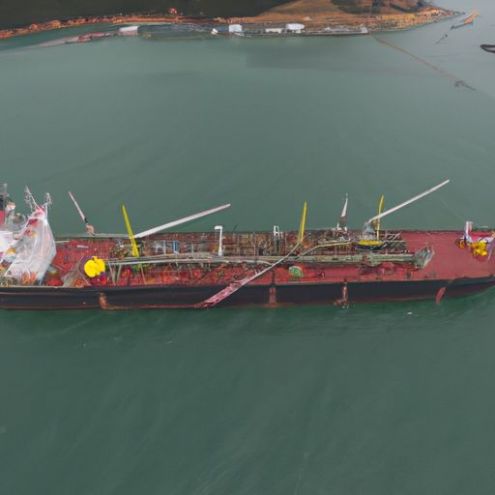 non self-propelled deck cargo oil tanker self-unloading barge vessel container vessel fish boat oil tanker self-unloading barge vessel CIMT hot sale 7046DWT used