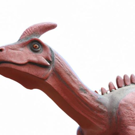 Scultura di dinosauro in vetroresina personalizzata in cartone di grandi dimensioni