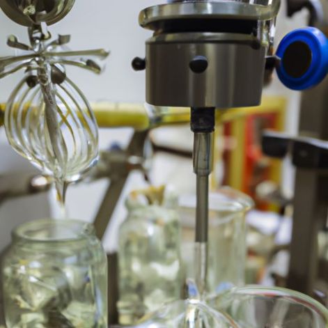 Pote de vidro Piloto profissional enchimento resfriamento Reator de vidro de cristalização com agitação com destilação a vácuo de química orgânica de baixo preço
