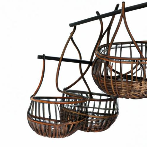 Nueva cesta colgante de Metal y hierro para jardín, maceta, venta directa de fábrica, cestas de coco transfronterizas