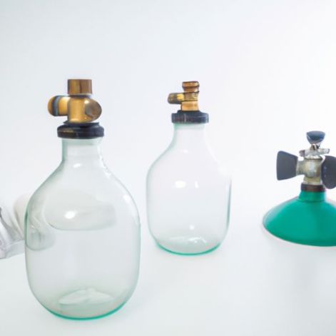 open glaswerk Lab Gas met zeshoekige wasflessen precisie chemisch glas poreuze gasfles Gasreinigingsfles Laboratoriumfles dubbel