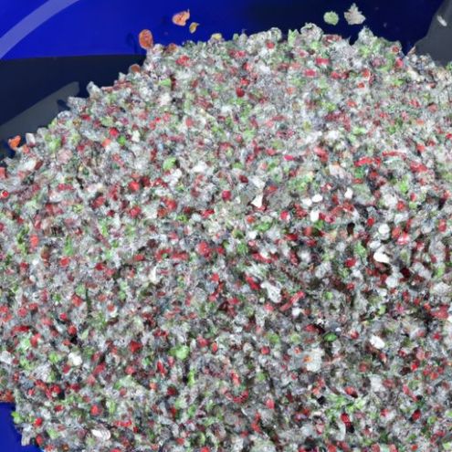 Fiocchi di plastica Riciclaggio dei pellet Produzione di granulatore usato per macchine LDPE Taglio subacqueo di PET